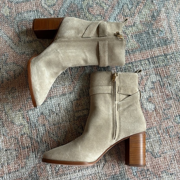 COACH Olivia Suede Ankle Booties - Picture 4 of 9